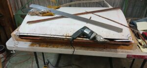 5. Cutting Bad Metal from Driver Door