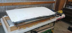 6. Driver Door After Removal of Bad Metal