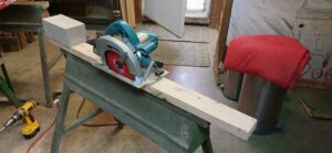 8. Cutting 80 Degree Wood Form