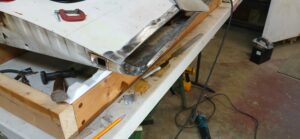 12. Welding Driver Door Front, Bottom Corner