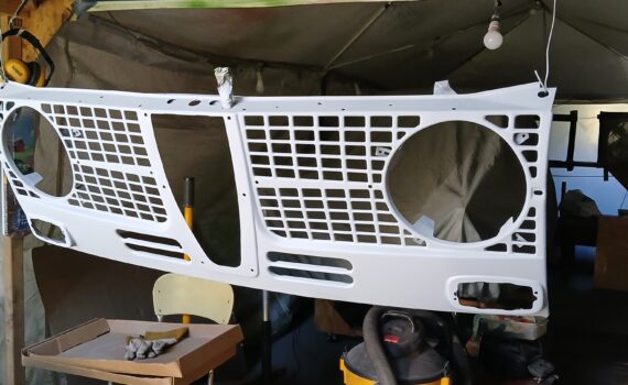 17. Front of Grille After 2nd Primer/Sealer Coat