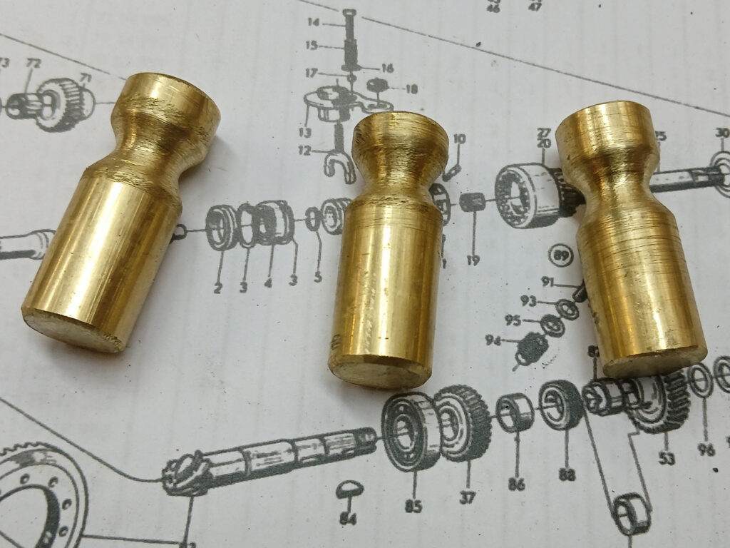 2. Brass Poppet Ball Holders