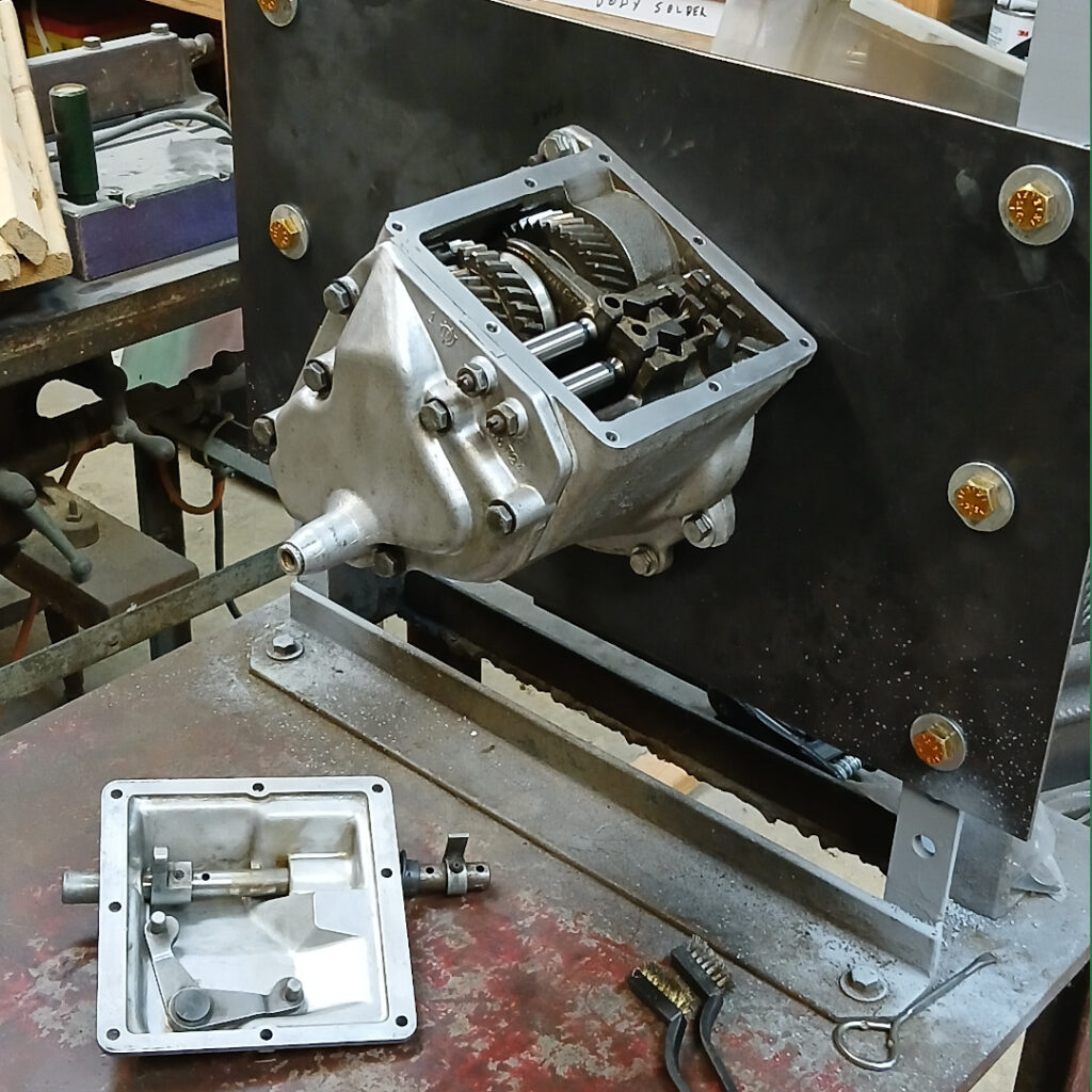 4. Transmission Mounted to Fixture