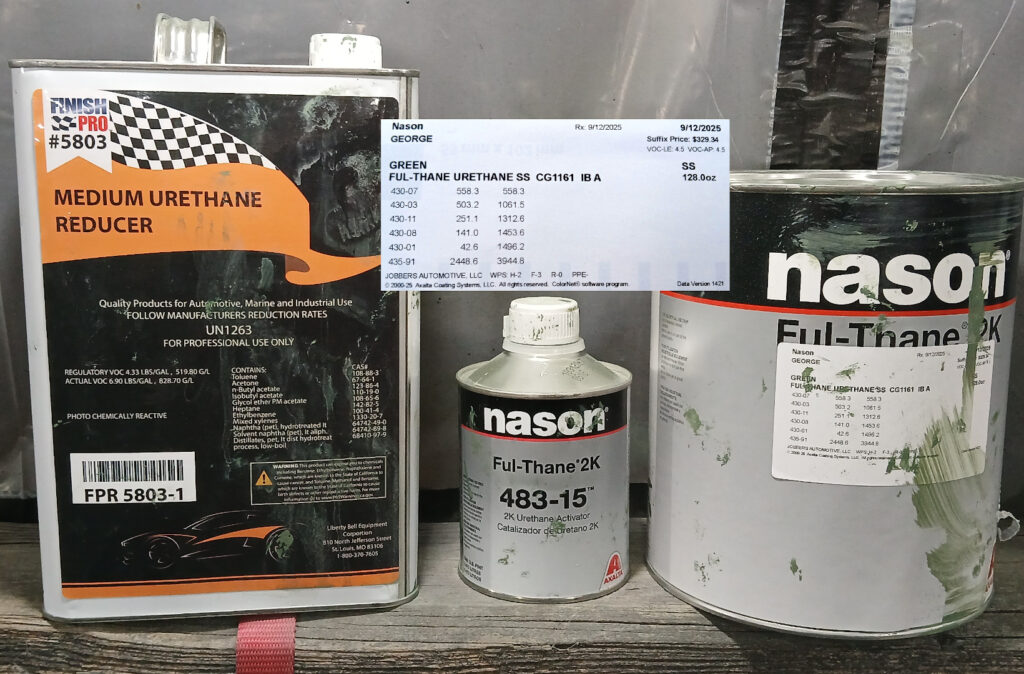 9. Nason 2K Urethane Single Stage Paint