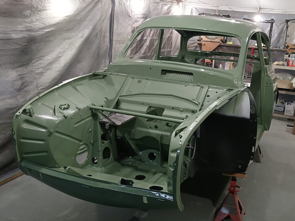 20. Front View of Painted Body