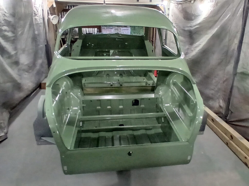 21. Rear View of Painted Body