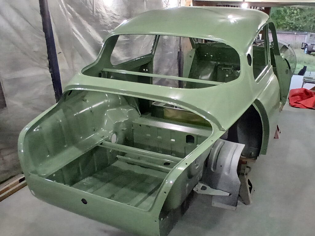 22. Rear Quarter View of Painted Body