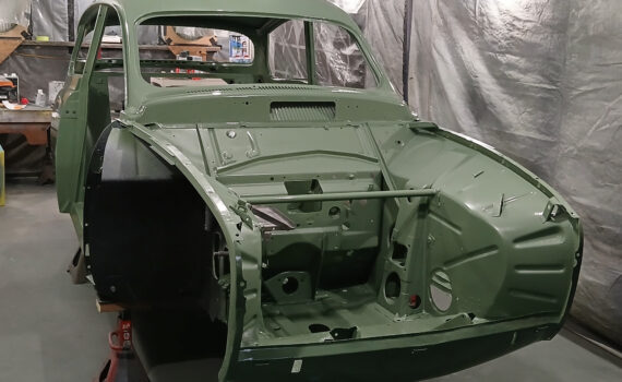 23. Front Quarter View of Painted Body