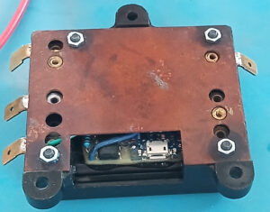 15. Back Side of Assembled Oil Pump Monitor